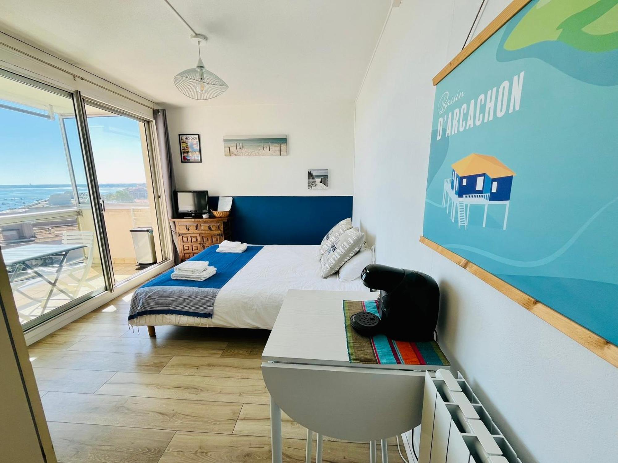 Studio Vue Mer-Port Arcachon Exterior foto