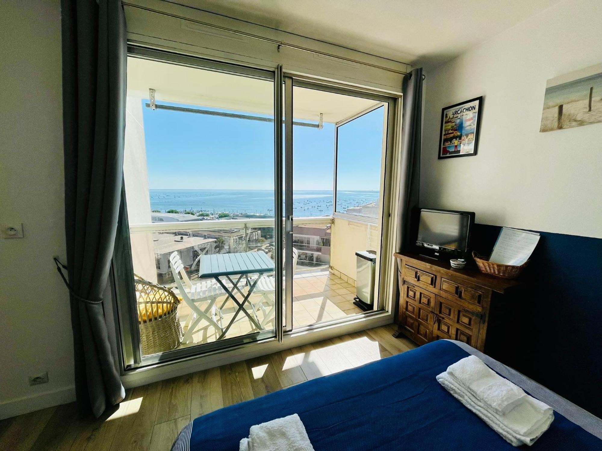 Studio Vue Mer-Port Arcachon Exterior foto